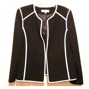 Vintage black and white striped Blazer